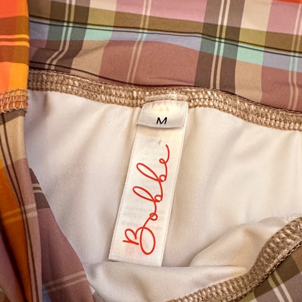 Bobbe Brand Vibrant Plaid Tennis Skirt with Shorts underneath. Size M - Picture 2 of 7